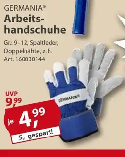 Sonderpreis Baumarkt GERMANIA Arbeitshandschuhe Angebot
