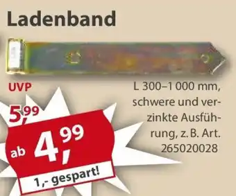Sonderpreis Baumarkt Ladenband Angebot