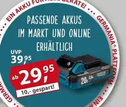 Sonderpreis Baumarkt GERMANIA Akku Angebot