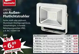Sonderpreis Baumarkt UNITEC LED-Außen- Flutlichtstrahler Angebot