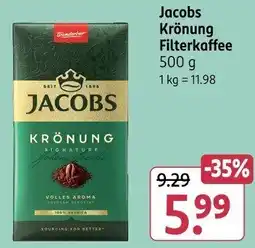Rossmann Jacobs Krönung Filterkaffee Angebot