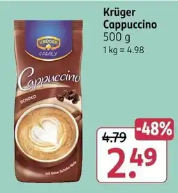 Rossmann Krüger Cappuccino Angebot