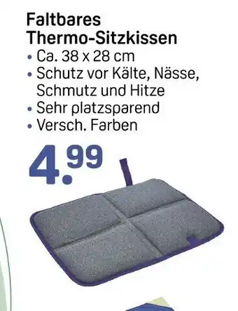 Rossmann Faltbares Thermo-Sitzkissen Angebot
