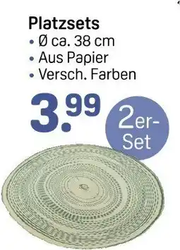 Rossmann Platzsets Angebot