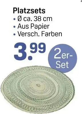 Rossmann Platzsets Angebot