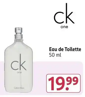 Rossmann ck one Eau de Toilette Angebot