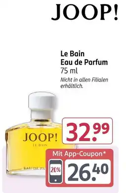 Rossmann JOOP! Le Bain Eau de Parfum Angebot
