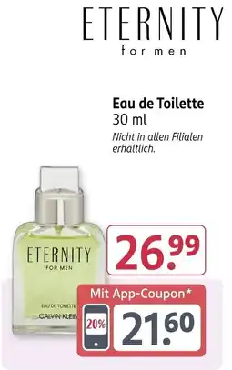 Rossmann ETERNITY for men Eau de Toilette Angebot