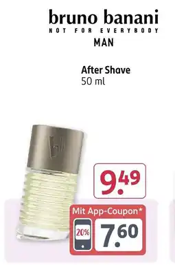 Rossmann bruno banani MAN After Shave Angebot