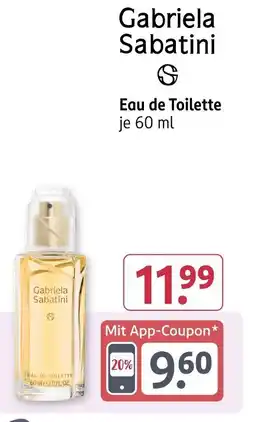 Rossmann Gabriela Sabatini Eau de Toilette Angebot