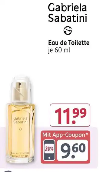 Rossmann Gabriela Sabatini Eau de Toilette Angebot