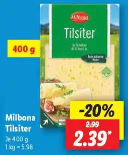 Lidl Milbona Tilsiter Angebot