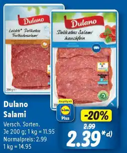 Lidl Dulano Salami Angebot