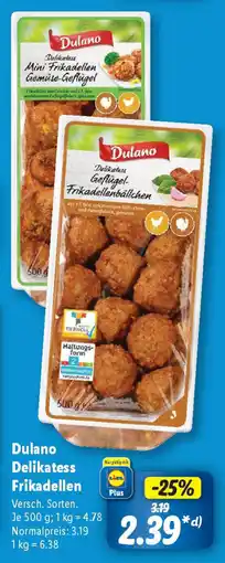 Lidl Dulano Delikatess Frikadellen Angebot