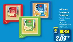 Lidl Milbona Sandwich Scheiben Angebot