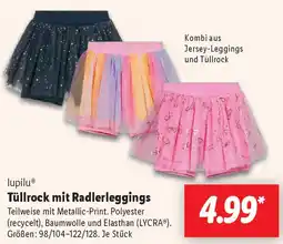 Lidl lupilu Tüllrock mit Radlerleggings Angebot