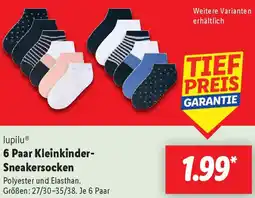 Lidl lupilu 6 Paar Kleinkinder Sneakersocken Angebot