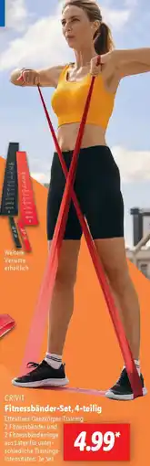 Lidl CRIVIT Fitnessbänder-Set, 4-teilig Angebot