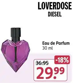 Rossmann LOVERDOSE DIESEL Eau de Parfum Angebot