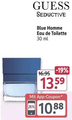 Rossmann GUESS SEDUCTIVE Blue Homme Eau de Toilette Angebot
