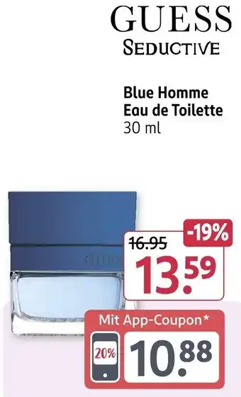 Rossmann GUESS SEDUCTIVE Blue Homme Eau de Toilette Angebot