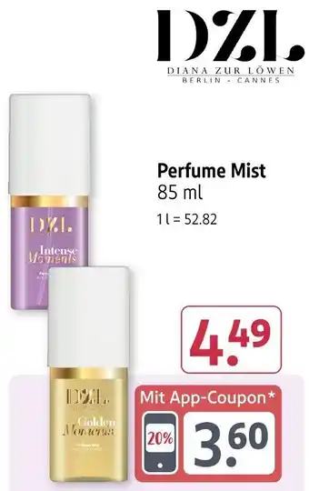 Rossmann DZL Perfume Mist Angebot