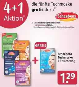 Rossmann Schaebens Tuchmaske Angebot