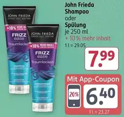 Rossmann John Frieda Shampoo oder Spülung Angebot