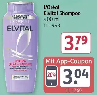 Rossmann L'Oréal Elvital Shampoo Angebot