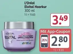 Rossmann L'Oréal Elvital Haarkur Angebot