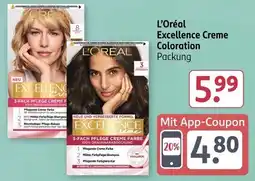 Rossmann L'Oréal Excellence Creme Coloration Angebot