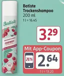 Rossmann Batiste Trockenshampoo Angebot
