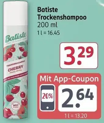 Rossmann Batiste Trockenshampoo Angebot