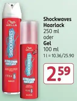 Rossmann Shockwaves Haarlack oder Gel Angebot