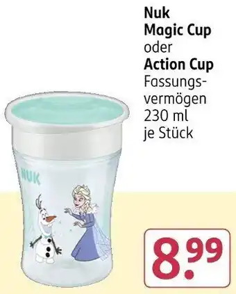 Rossmann Nuk Magic Cup oder Action Cup Angebot