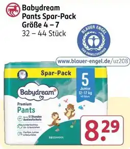 Rossmann Babydream Pants Spar-Pack Angebot