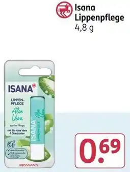 Rossmann Isana Lippenpflege Angebot
