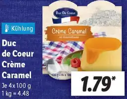 Lidl Duc de Coeur Crème Caramel Angebot