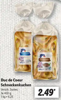 Lidl Duc de Coeur Schneckenkuchen Angebot