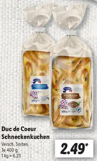 Lidl Duc de Coeur Schneckenkuchen Angebot