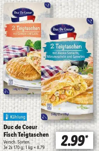 Lidl Duc de Coeur Fisch Teigtaschen Angebot