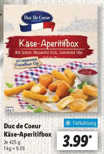 Lidl Duc de Coeur Käse-Aperitifbox Angebot