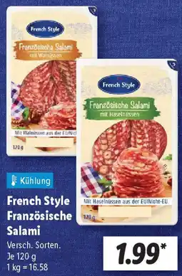Lidl French Style Französische Salami Angebot