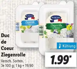 Lidl Duc de Coeur Ziegenrolle Angebot