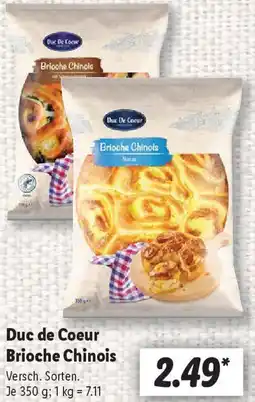 Lidl Duc de Coeur Brioche Chinois Angebot