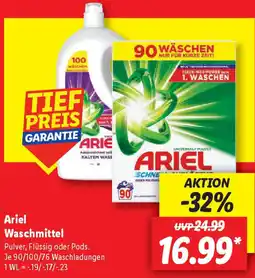 Lidl Ariel Waschmittel Angebot