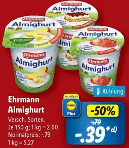 Lidl Ehrmann Almighurt Angebot