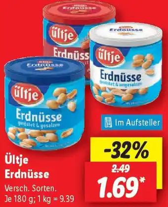 Lidl Ültje Erdnüsse Angebot