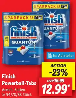 Lidl Finish Powerball-Tabs Angebot
