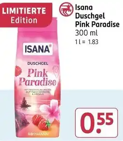 Rossmann Isana Duschgel Pink Paradise Angebot